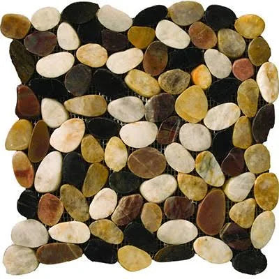 Pebble Mosaic Tile Sample D19611