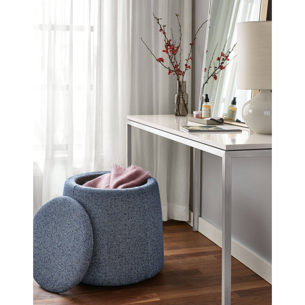 Clear Tempered Glass Console Table with Stainless Steel Frame X79855