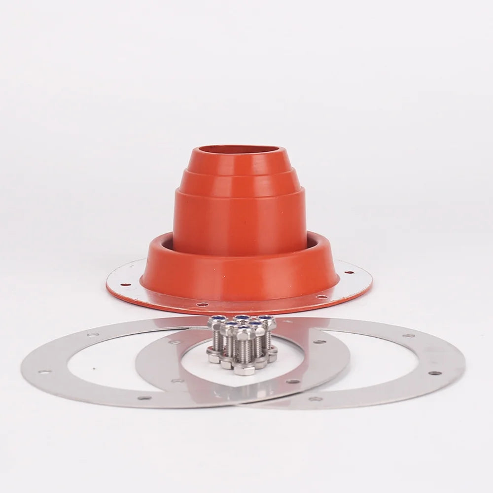 Jack Kit for Tent Flexible Roof Silicone Metal Roofing Tube Flashing High Resistance Scalding Device for Chimney I544