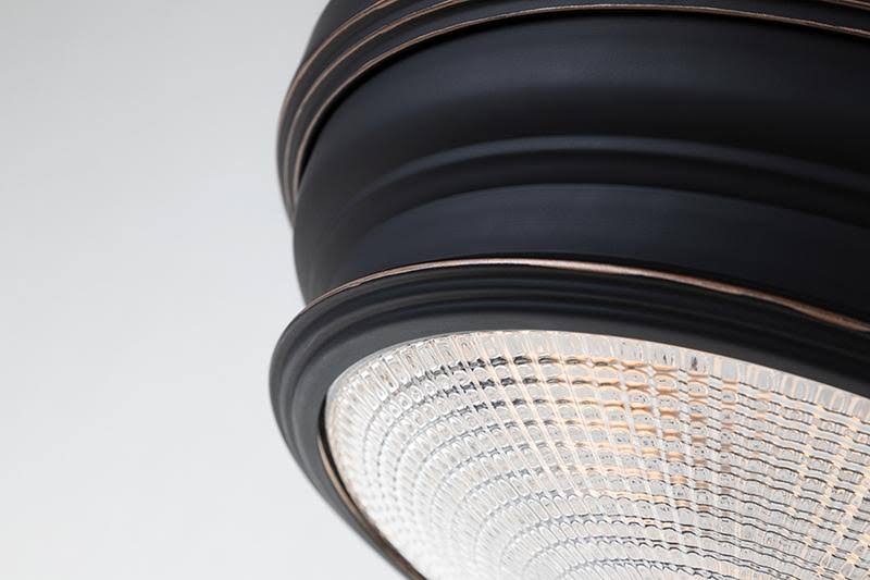 Polished Nickel 1 Light Flush Mount Z8923
