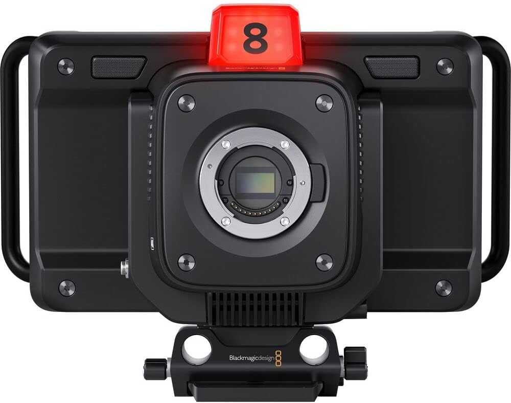 Blackmagic Studio Camera 4K Plus Bundle with AKG K240 Studio Pro Headphones and Screen Cleaning Wipes U418203
