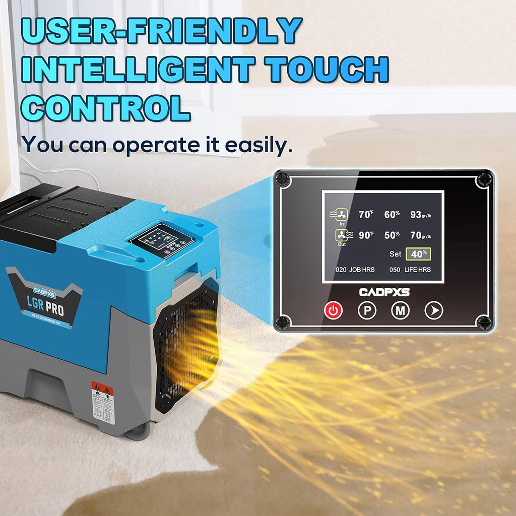 Commercial Dehumidifier with Pump & Drain Hose, Up to 13.39 Gallons/Day I1302