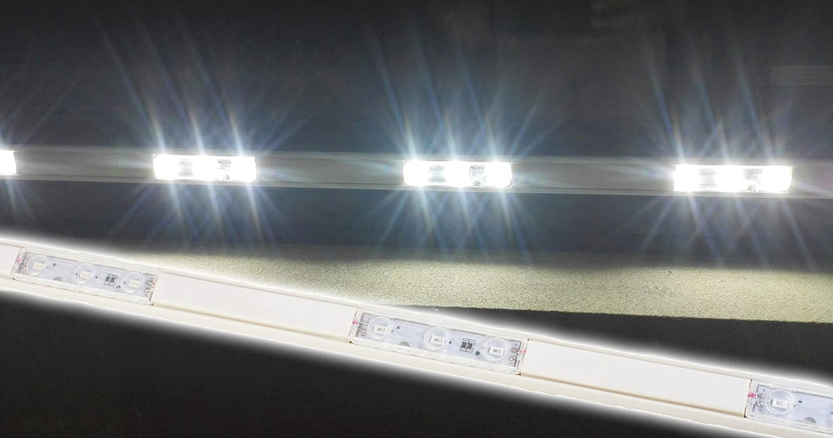 50FT Pure White LED Light with Track M9375