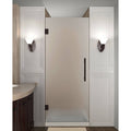 Bronze Frameless Hinged Shower Door O833592