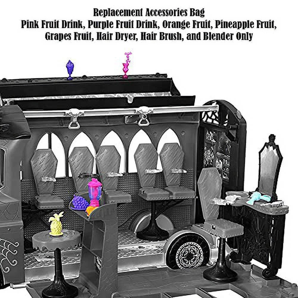 Replacement Accessories Bag for Monster High Deluxe Bus Playset Y922