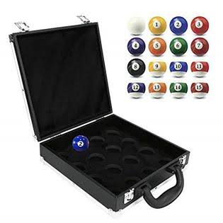 Billiard Pool Balls Carrying Travel Case Box M574