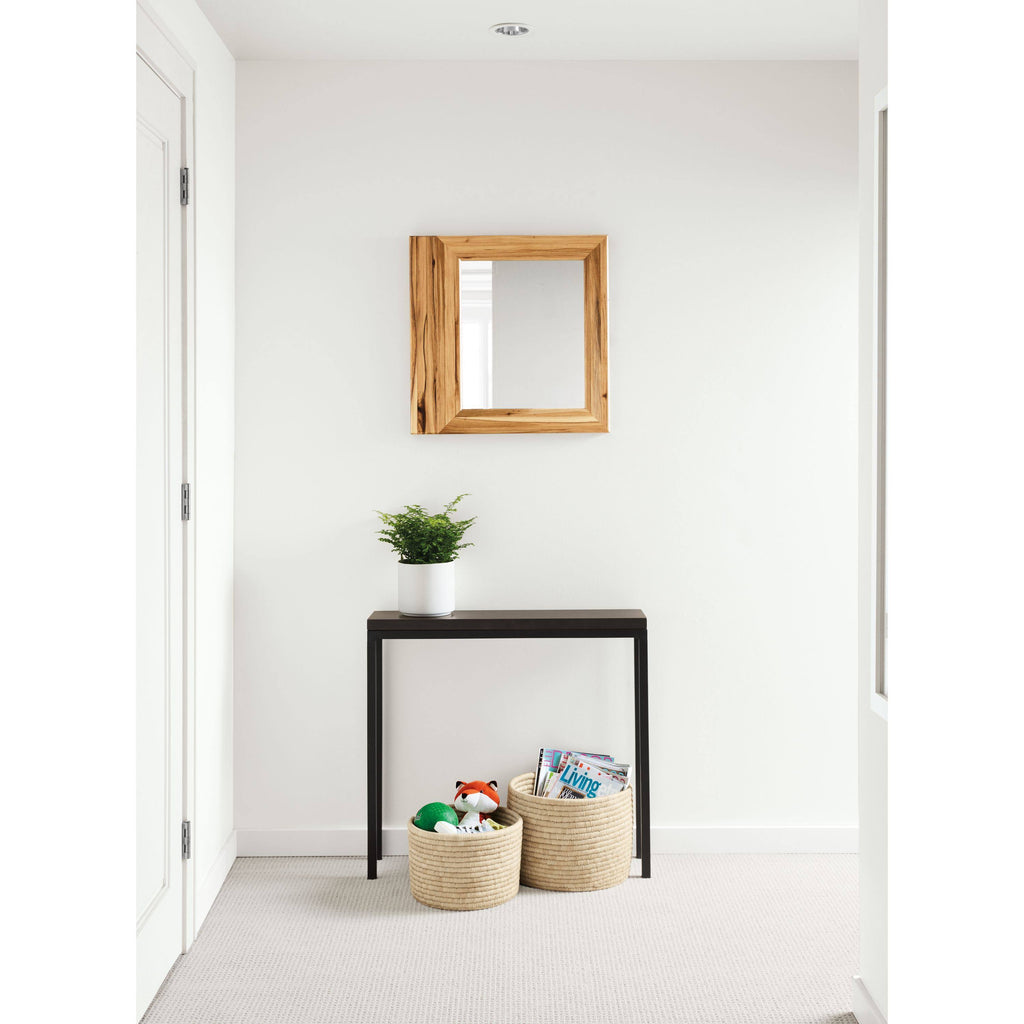 Clear Tempered Glass Console Table with Stainless Steel Frame X79855