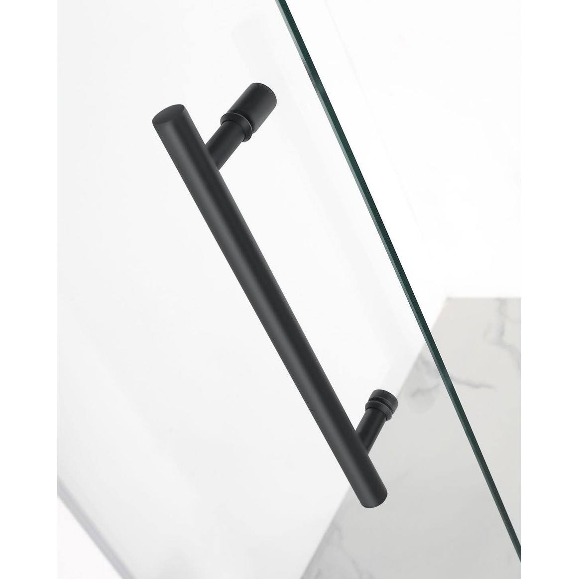 Bronze Frameless Hinged Shower Door O833592