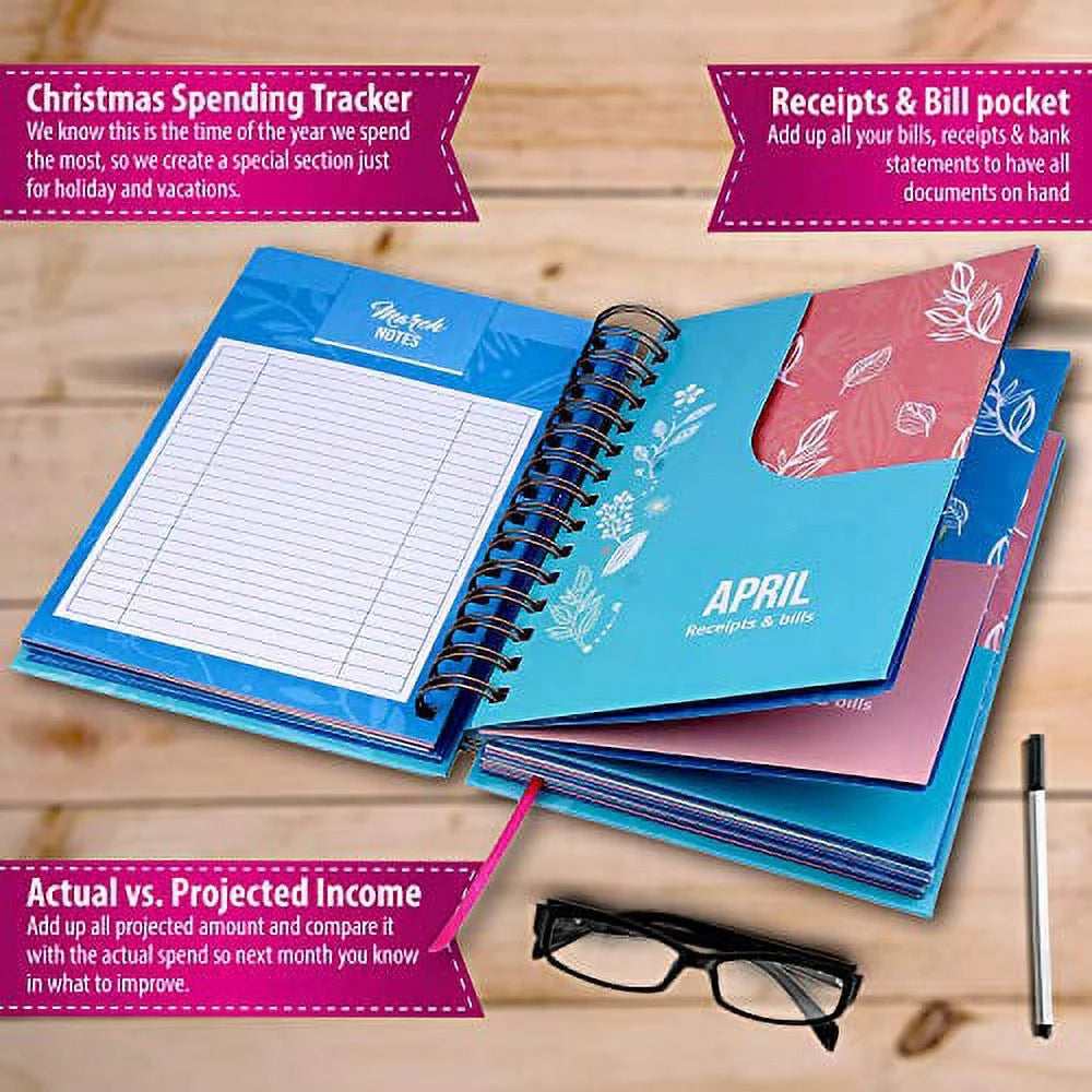 Monthly Expense Tracker Bill Organizer Budget Planner Book A2104