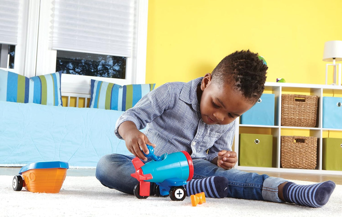 15 Pieces Car Boat Plane Building Toy Set S9721