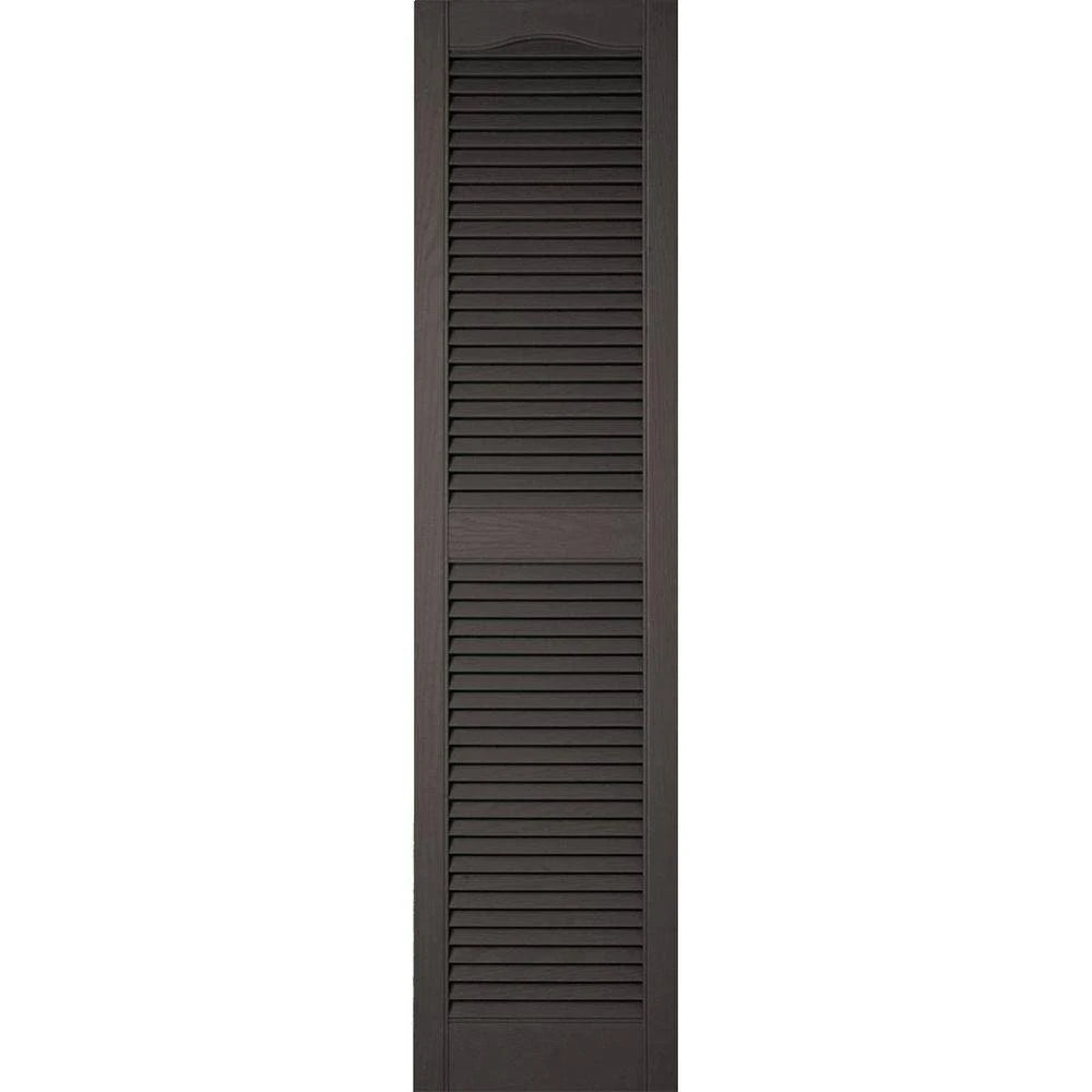 14 1/2 inch x 94 inch Vinyl Open Louver Shutters D183200