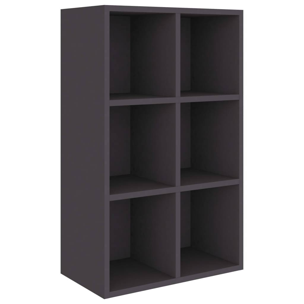 Gray Book Cabinet Sideboard Chipboard B270354