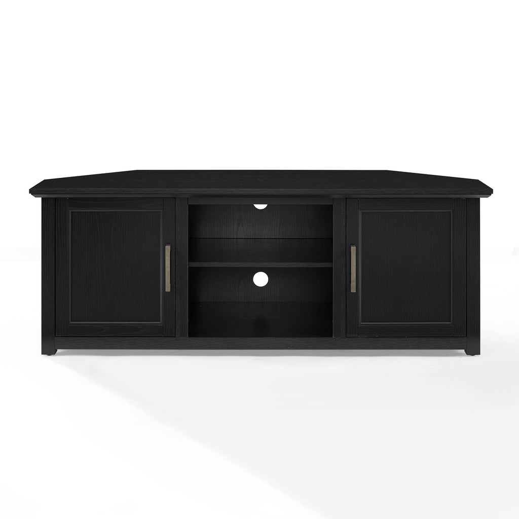 Corner TV Stand Dark Walnut J639