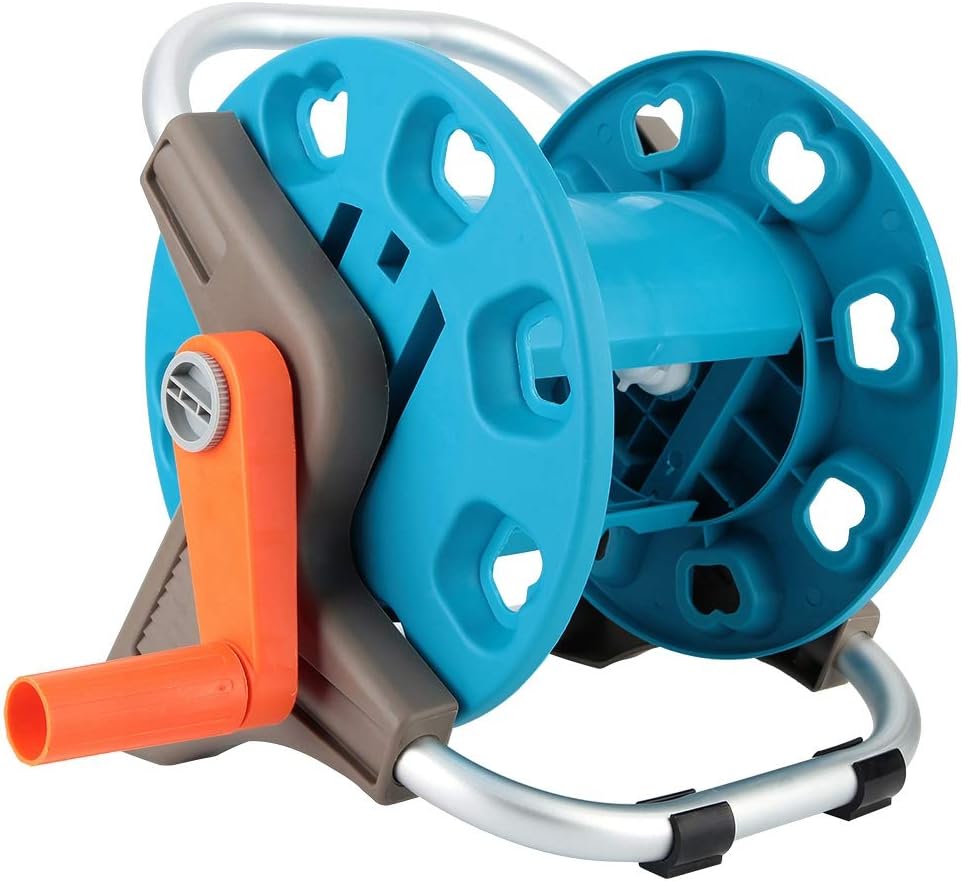 Garden Hose Reel Cart with Storage Holder Rack P164