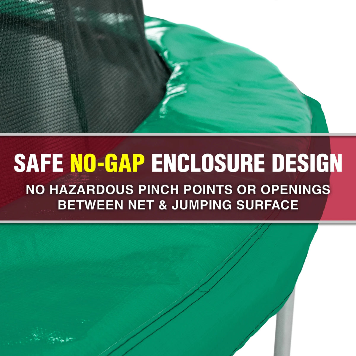 12' Trampoline with Safety Enclosure & Jump Mat L53446