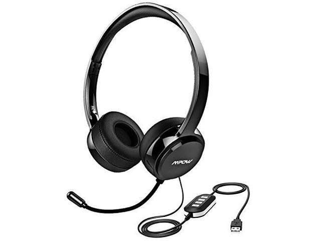 USB Computer Headset with Microphone Noise Cancelling M60298