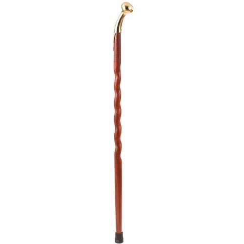 Twisted Padauk Walking Cane A263450