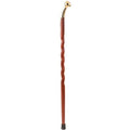 Twisted Padauk Walking Cane A263450