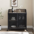 Grey Wash Mesh Bar Cabinet F756032