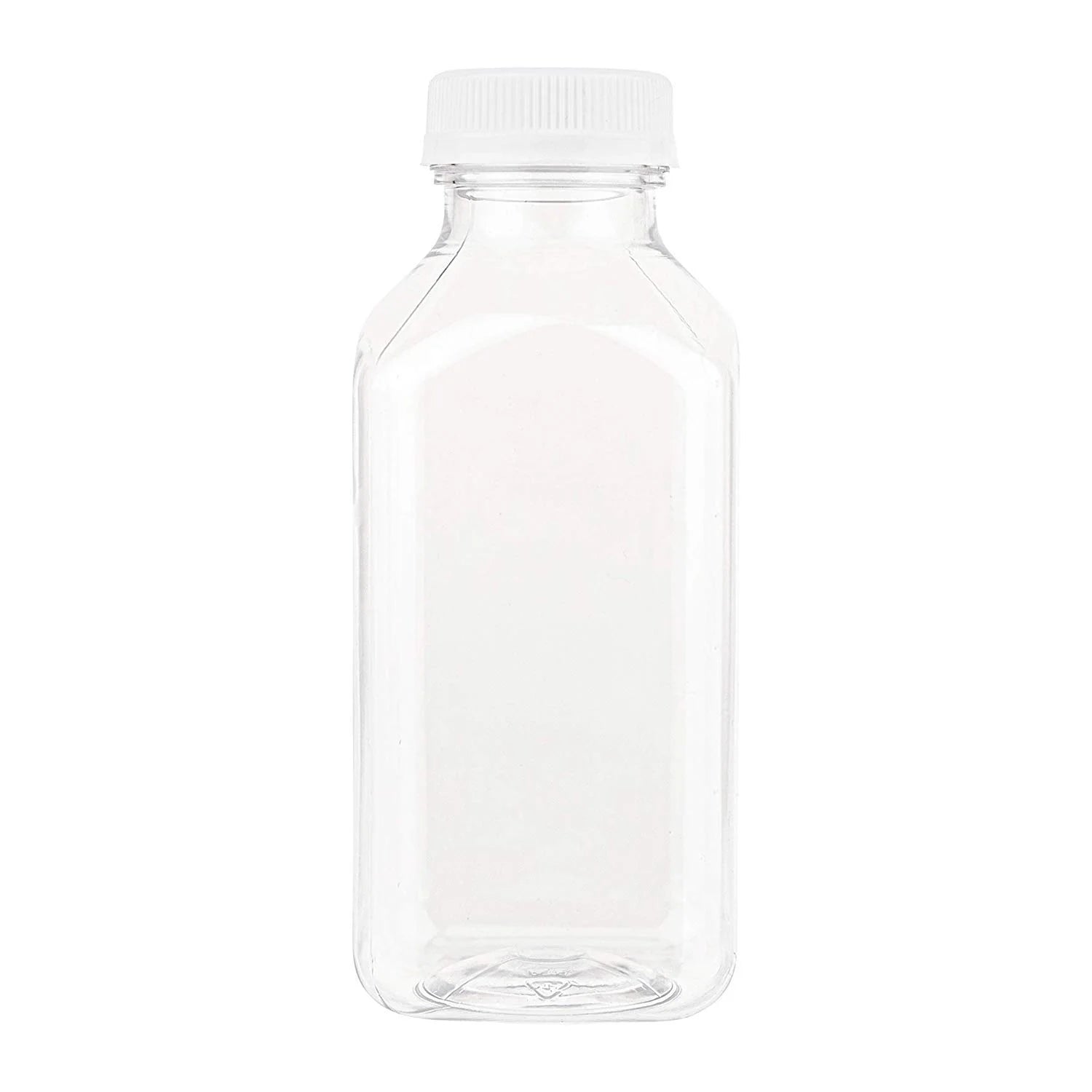 160 Pack Disposable Plastic Juice Bottles with Lids V3965