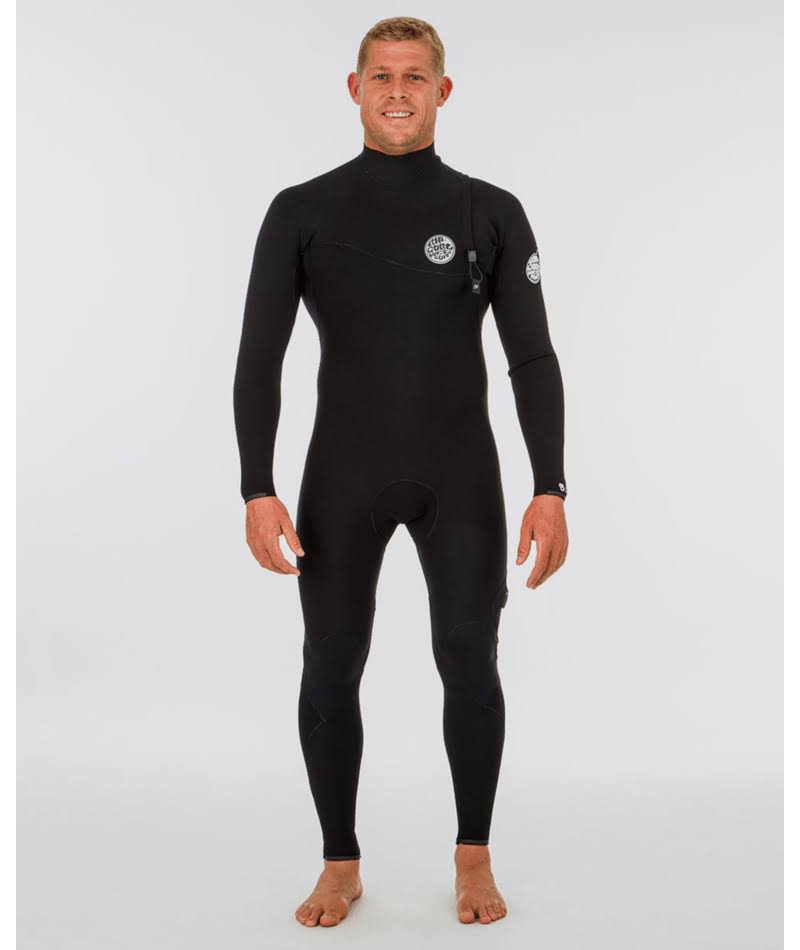 Black 3/2mm Zip Free Wetsuit Y952