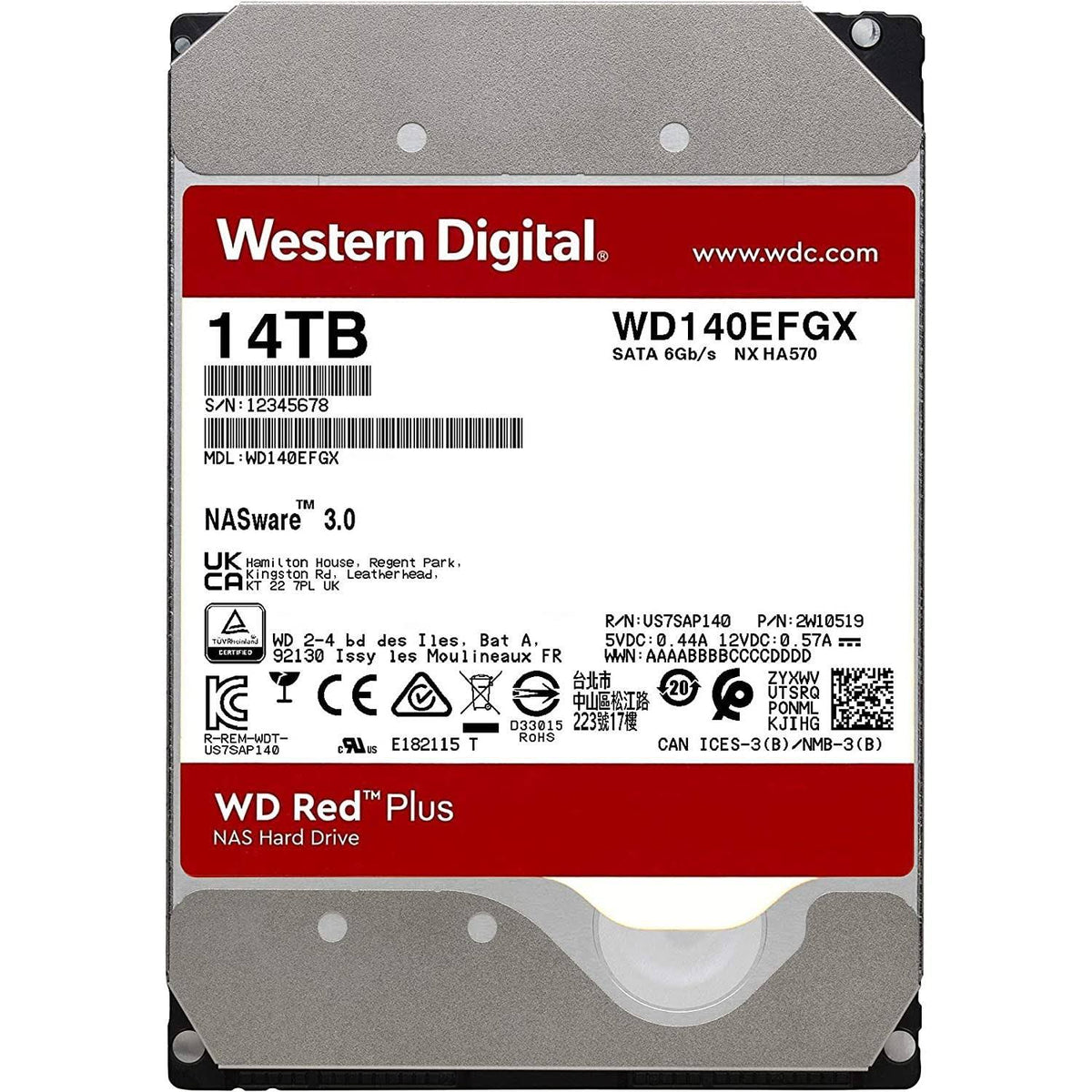 14 TB 3.5" Internal SATA Hard Drive C39300