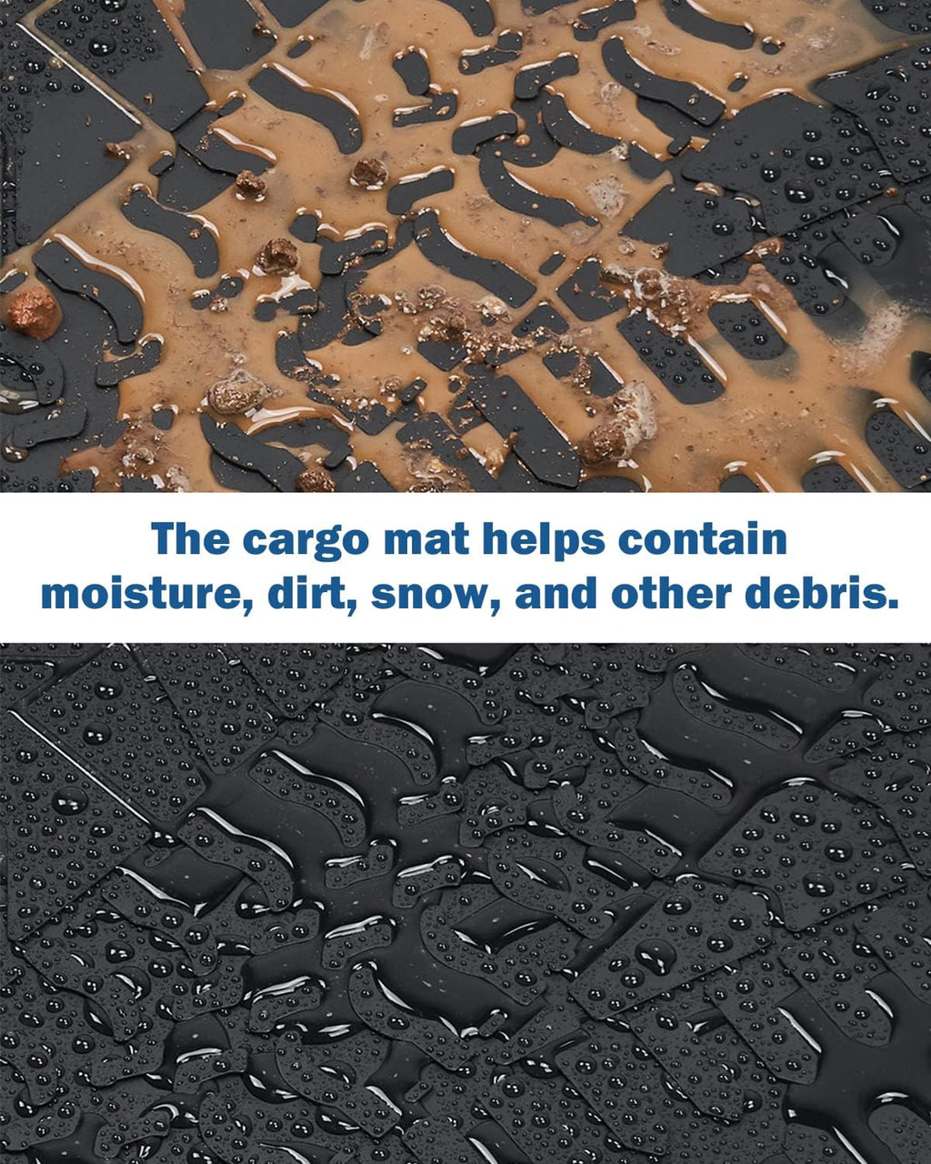 All-Weather Waterproof Trunk Mat Cargo Liner for Wrangler JL 4XE 2021 2022 4 Door H46695