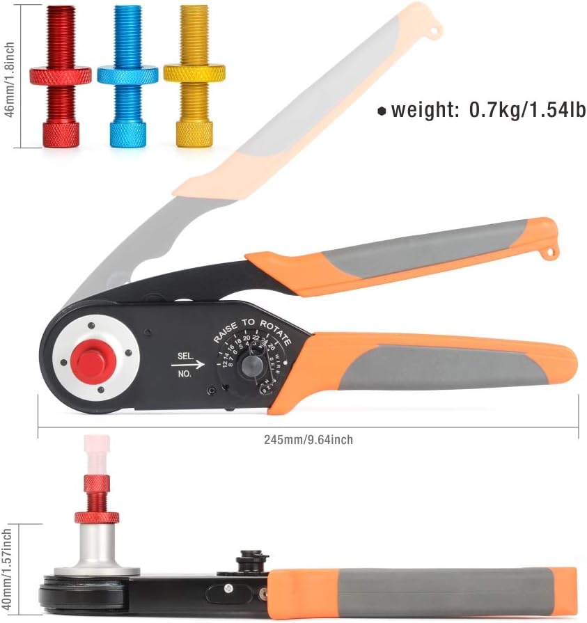Deutsch Solid Contacts Crimping Tool AWG 26-12 I942