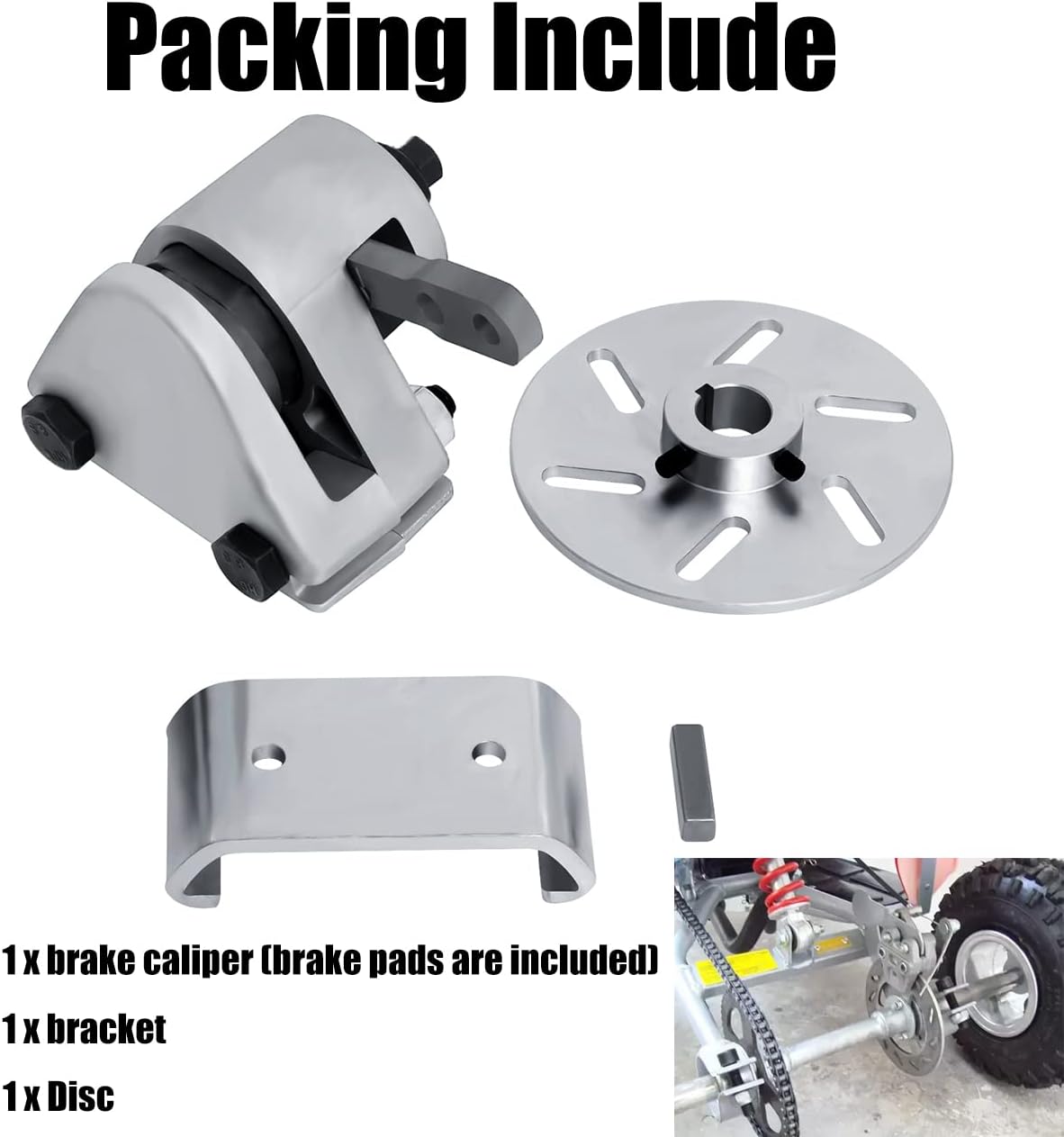 Go Kart Brake Kit Pack of 2 V612