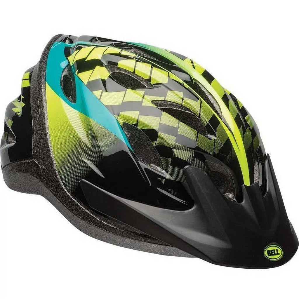 Black/Yellow Youth Bike Helmet T6774