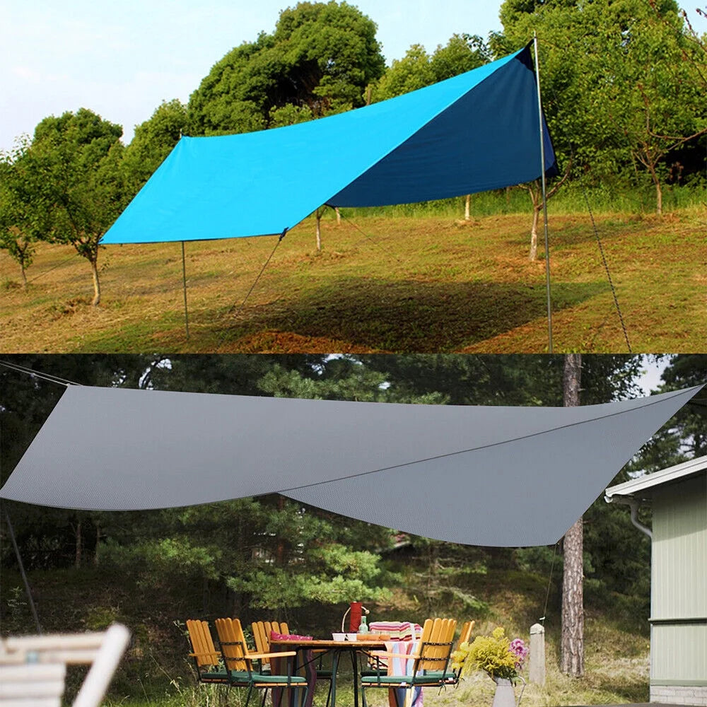 Blue 10'x10' Portable Beach Tent Sun Shelter C841636