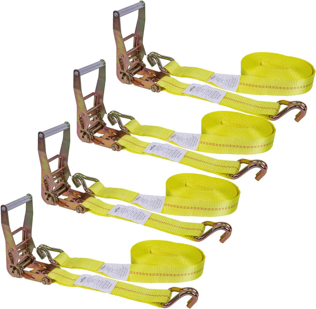 12 Pack Heavy Duty Ratchet Tie Down Straps with Aluminum Handle F672978