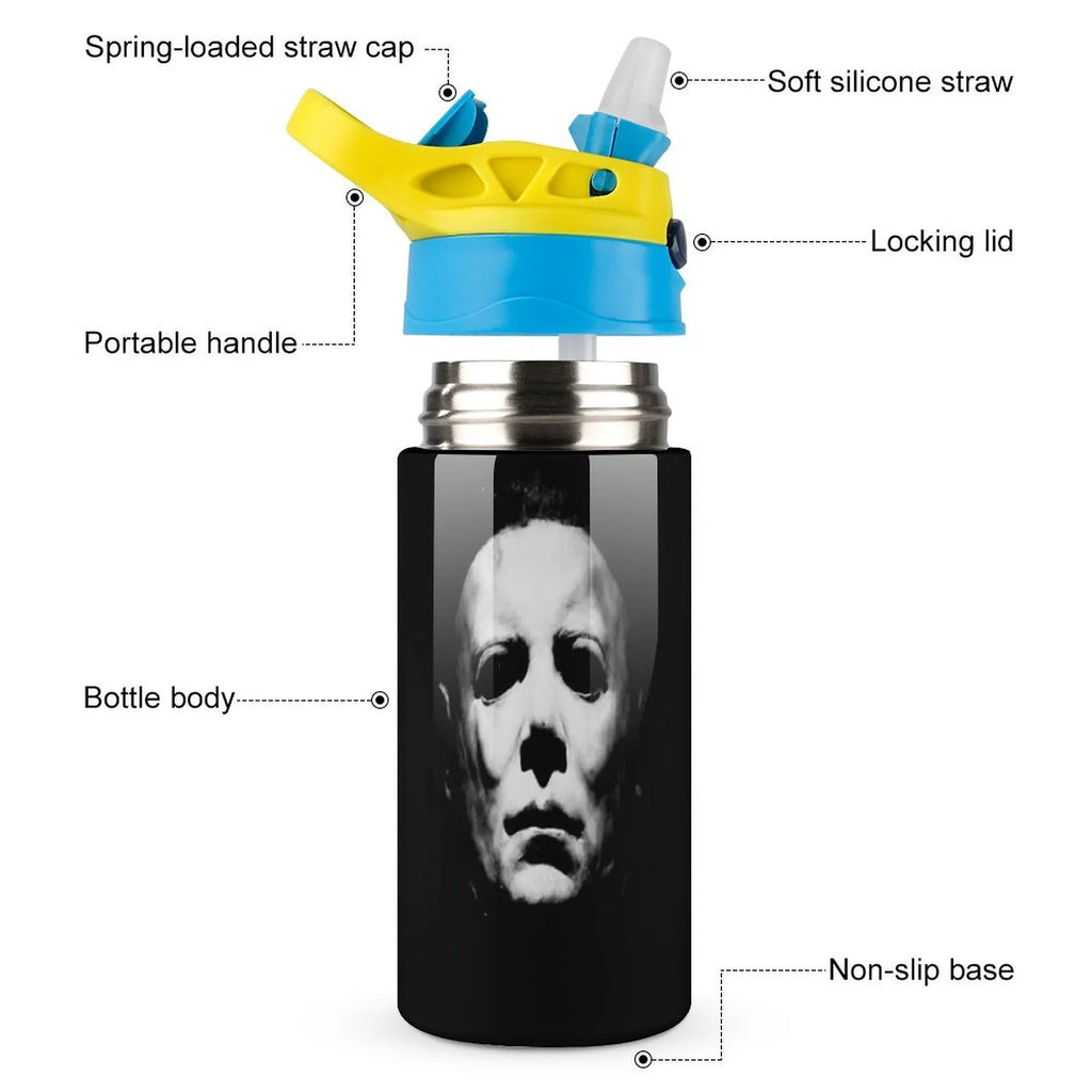 Insulated Stainless Steel Water Bottle With Straw F924