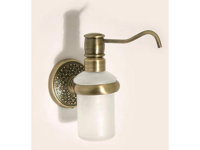 Satin Nickel Wall Mounted Soap Dispenser Q2110