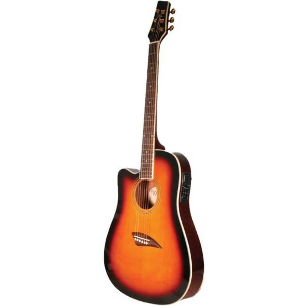 Spruce Tobacco Sunburst Acoustic Electric Guitar Q3431