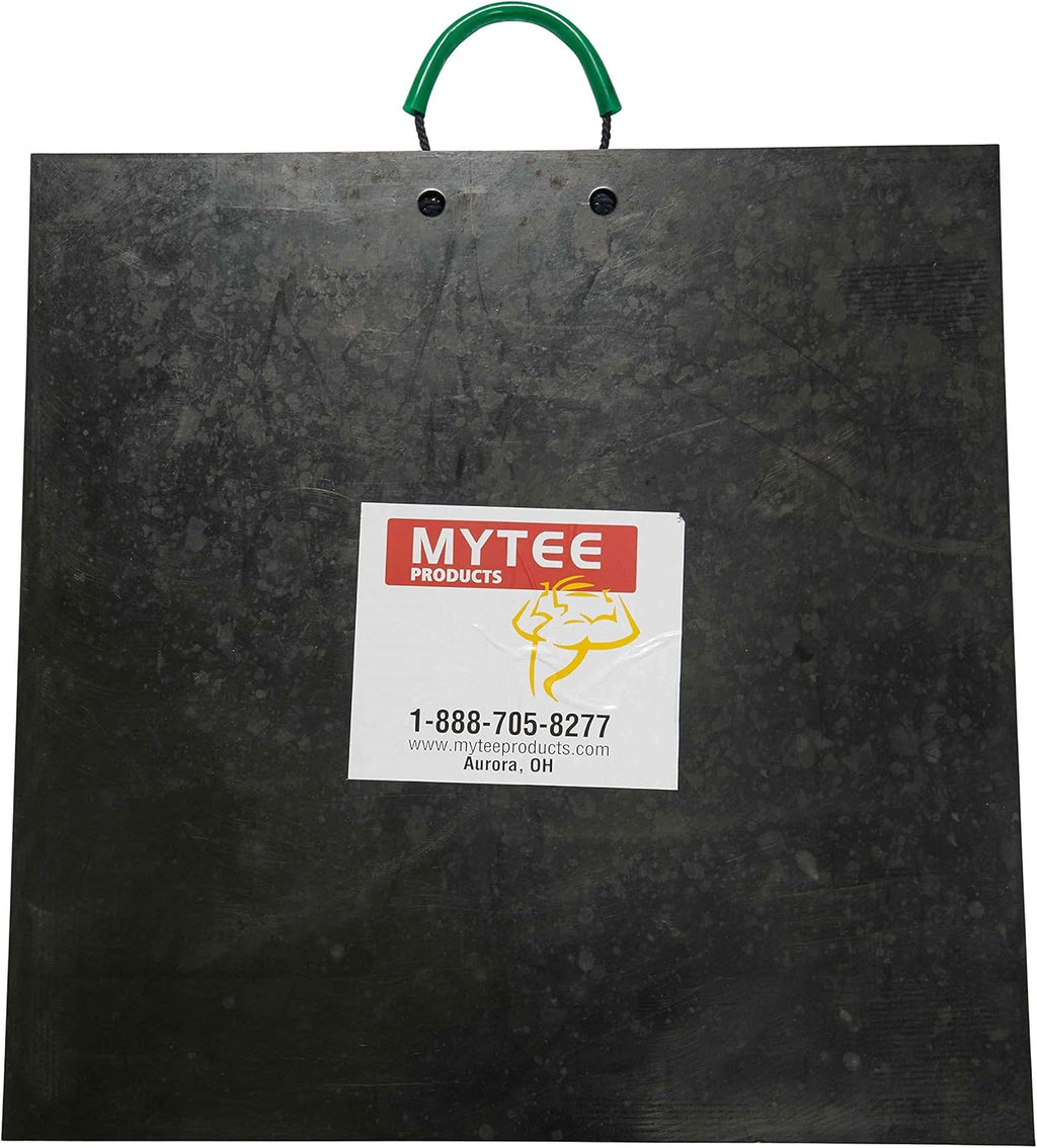 Medium Outrigger Pad 24" x 24" x 1.5" Thick Black (2 Pack) A9668