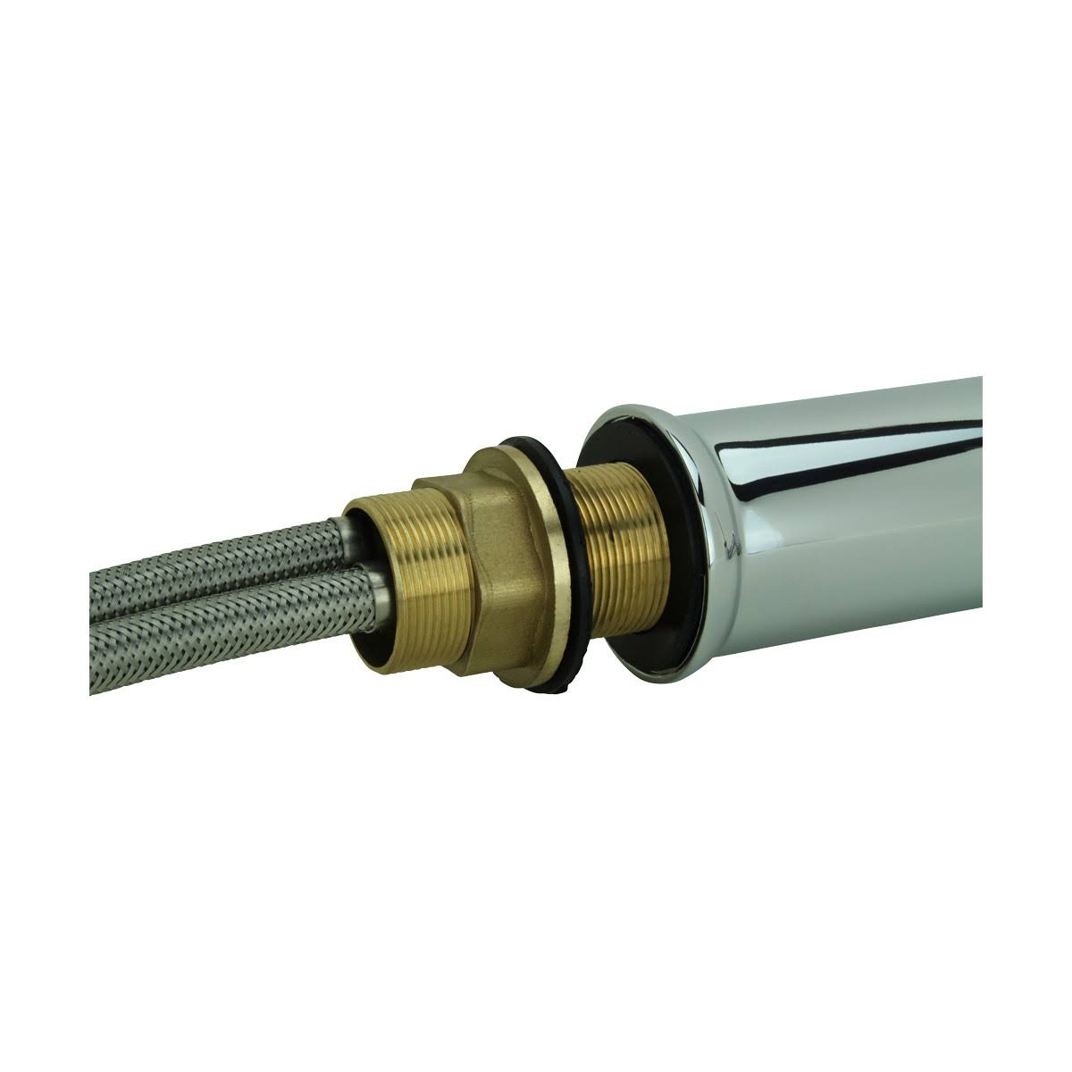 Chrome Solid Brass Single Hole Bathroom Faucet T9096