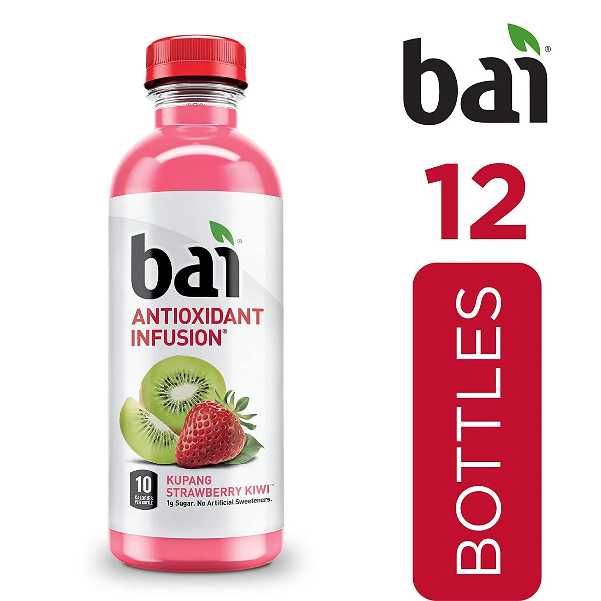 Strawberry Kiwi Antioxidant Infused Beverage, 18 fl oz (Pack of 12) H56938