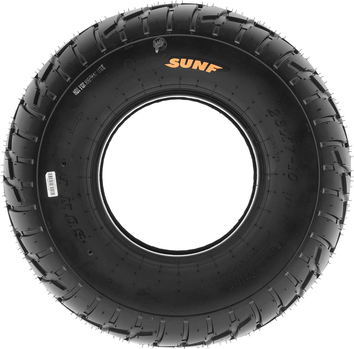 Set of 4 ATV UTV Flat Track Tires 19x6-10 Front & 20x10-9 Rear, 6 PR, Tubeless L498