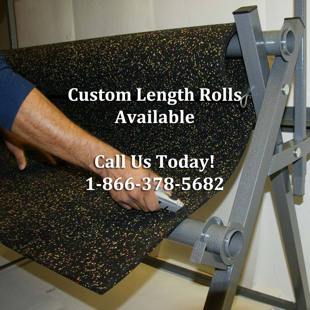 3/8In x 4ft Rubber Flooring K908576