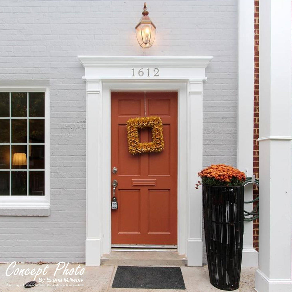 Raised Panel PVC Pilaster with Capital and Base (Pair) V4990