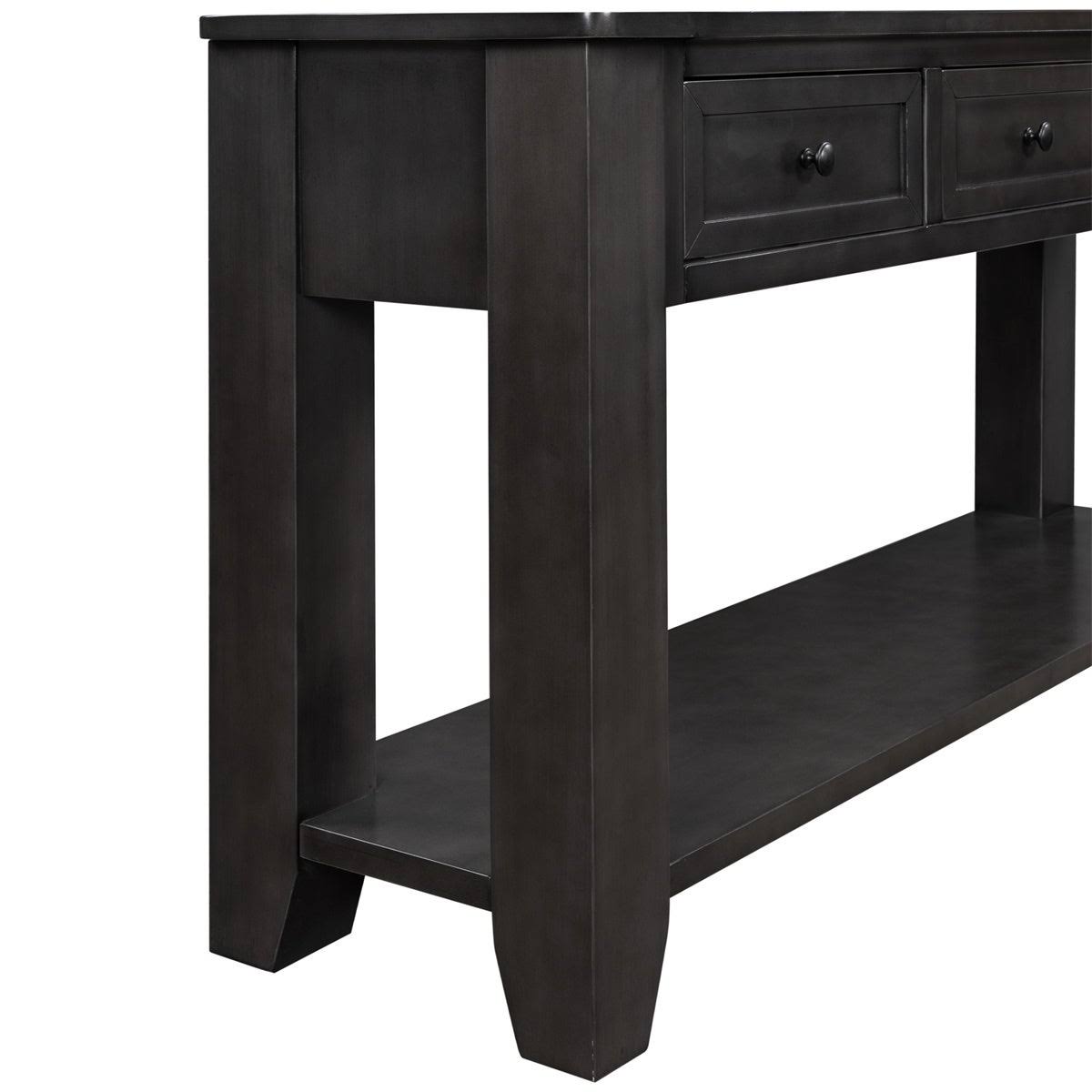 Antique Green Console Table with 3 Drawers and 1 Shelf E815236