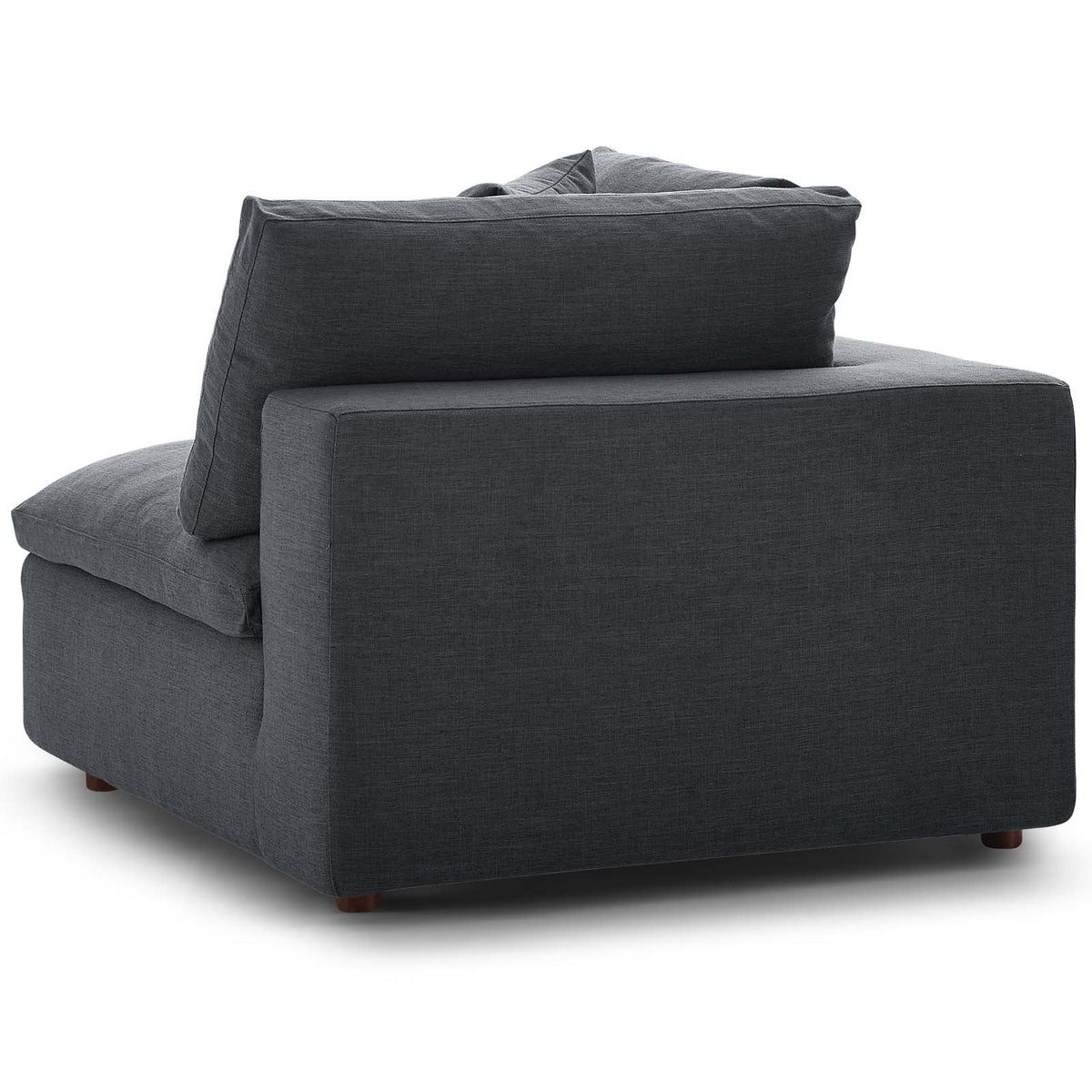 Grey Fabric Corner Sofa Chair T57129