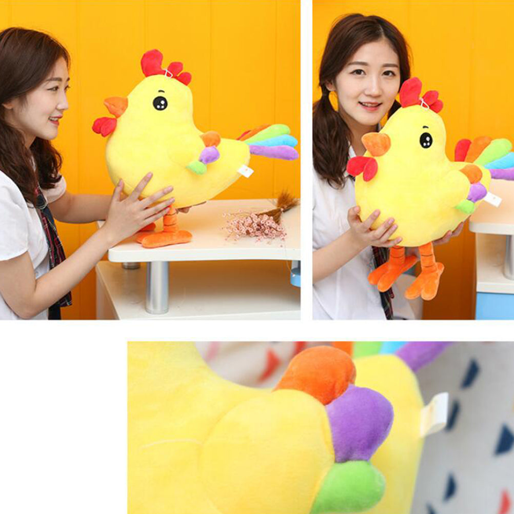 Cartoon Chicken Plush Toy (25cm) I572