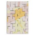 Pastel Wall Premium Stretched Canvas in Multi-Color D351094