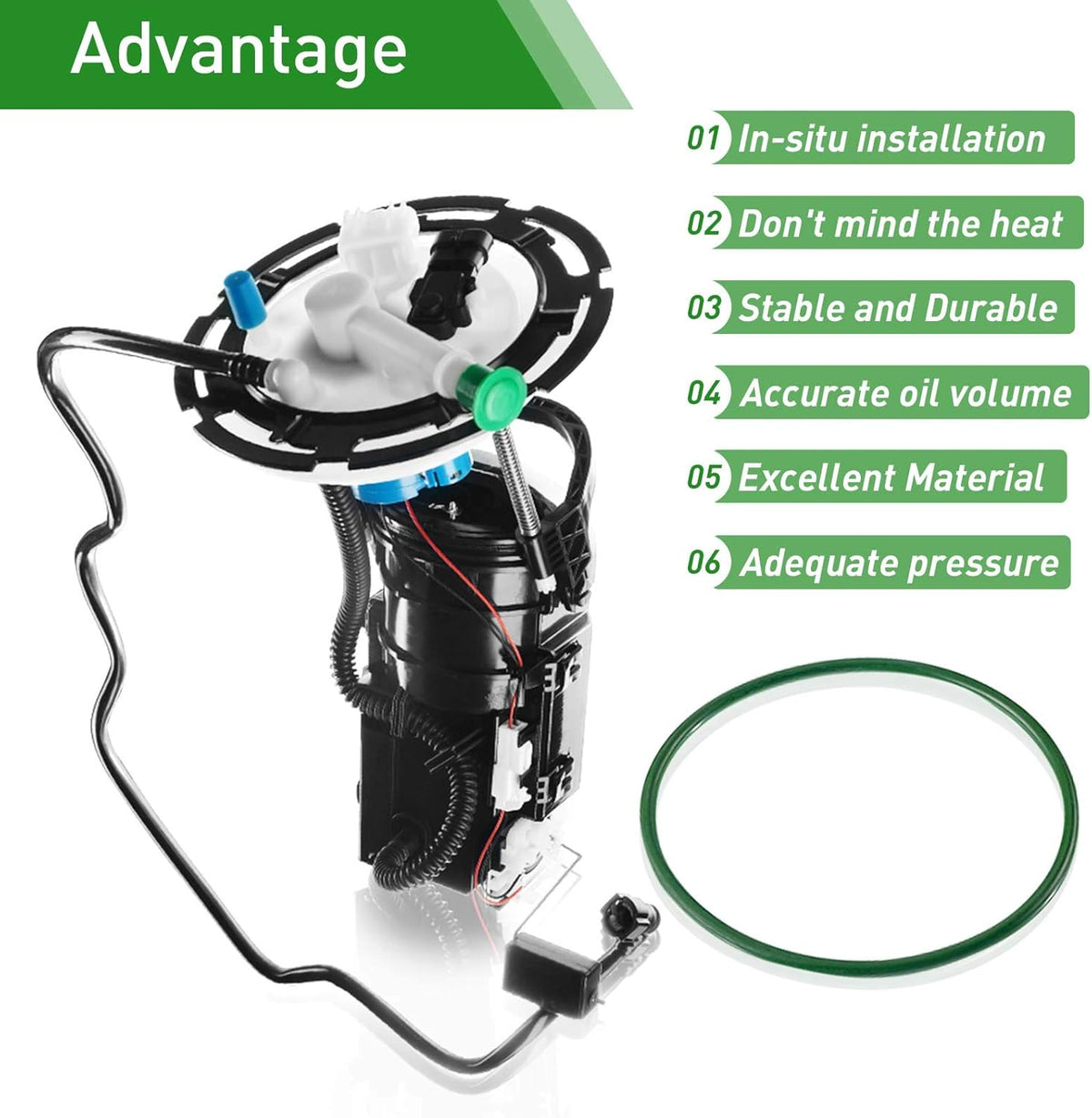 Electric Fuel Pump Module Assembly with Pressure Sensor Pack of 2 B471