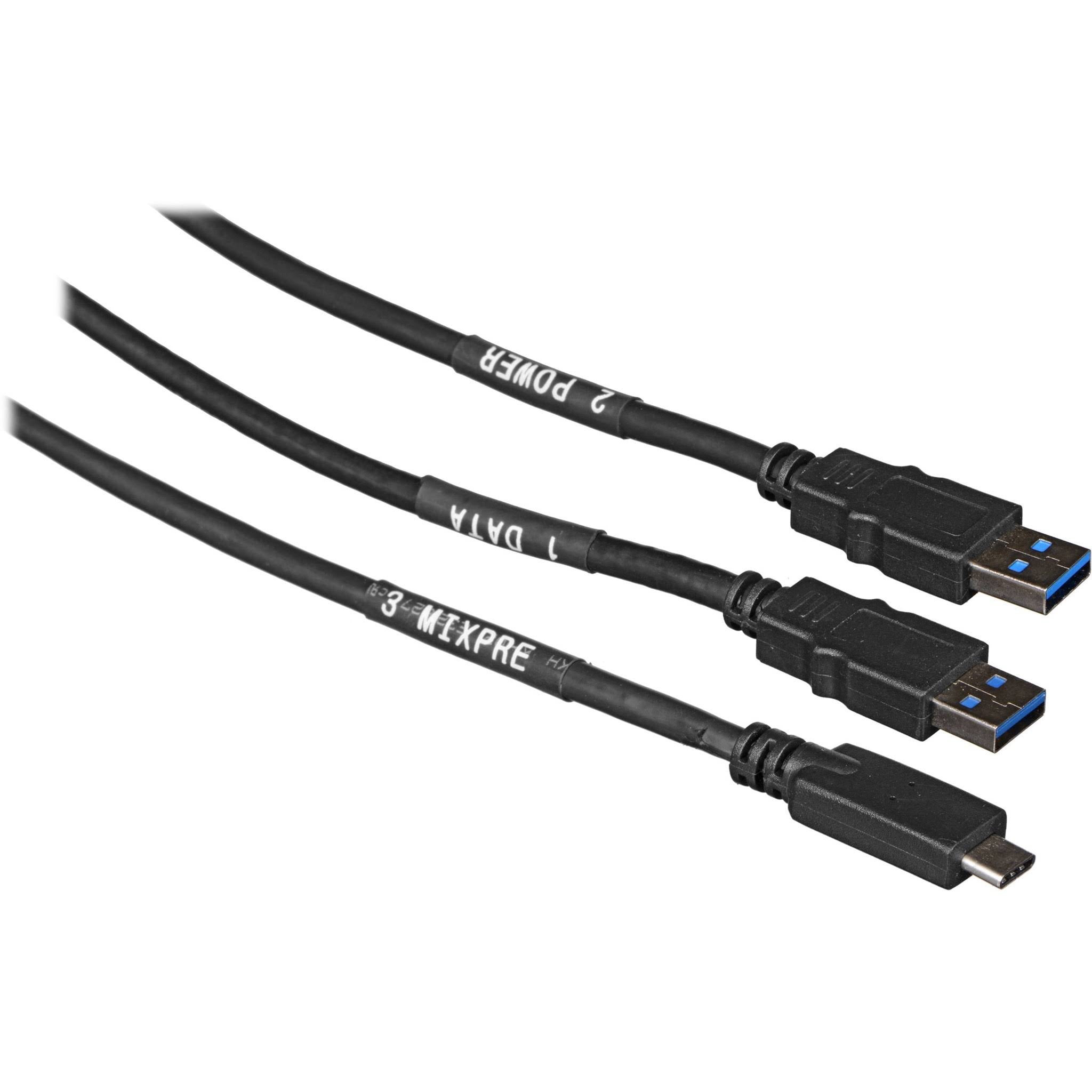 USB-C to Dual USB-A Y-Cable J858