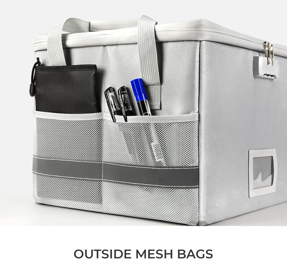 Fireproof Document Storage Box with Lock K143056