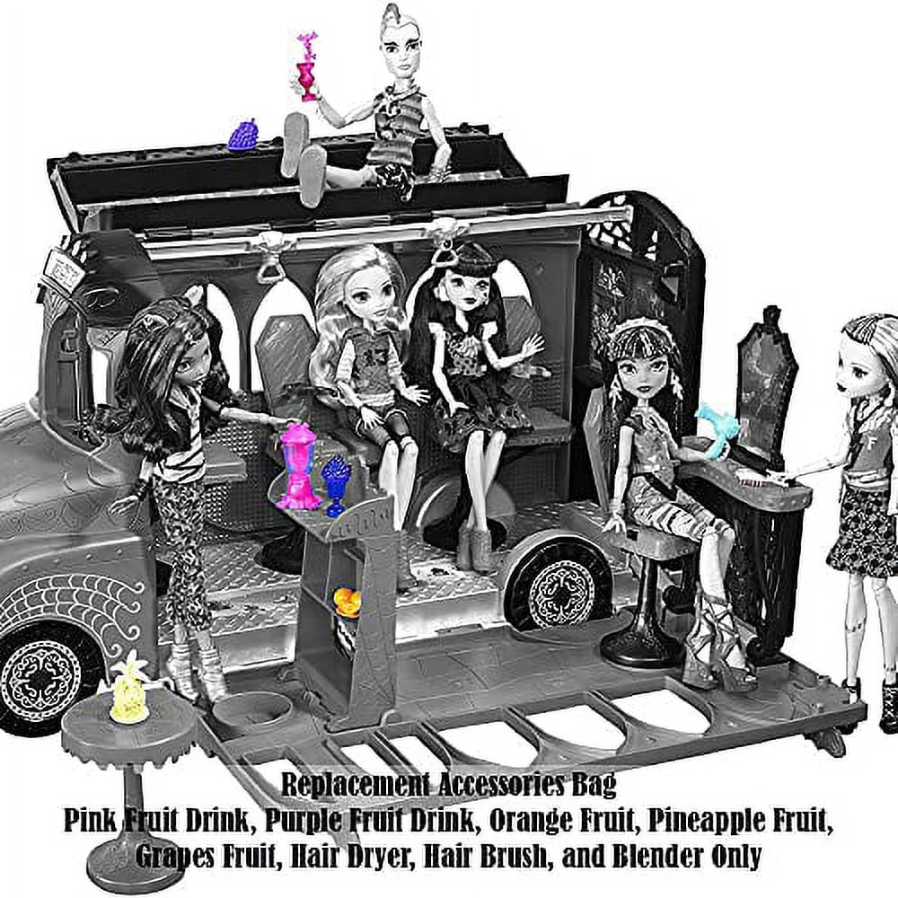 Replacement Accessories Bag for Monster High Deluxe Bus Playset Y922