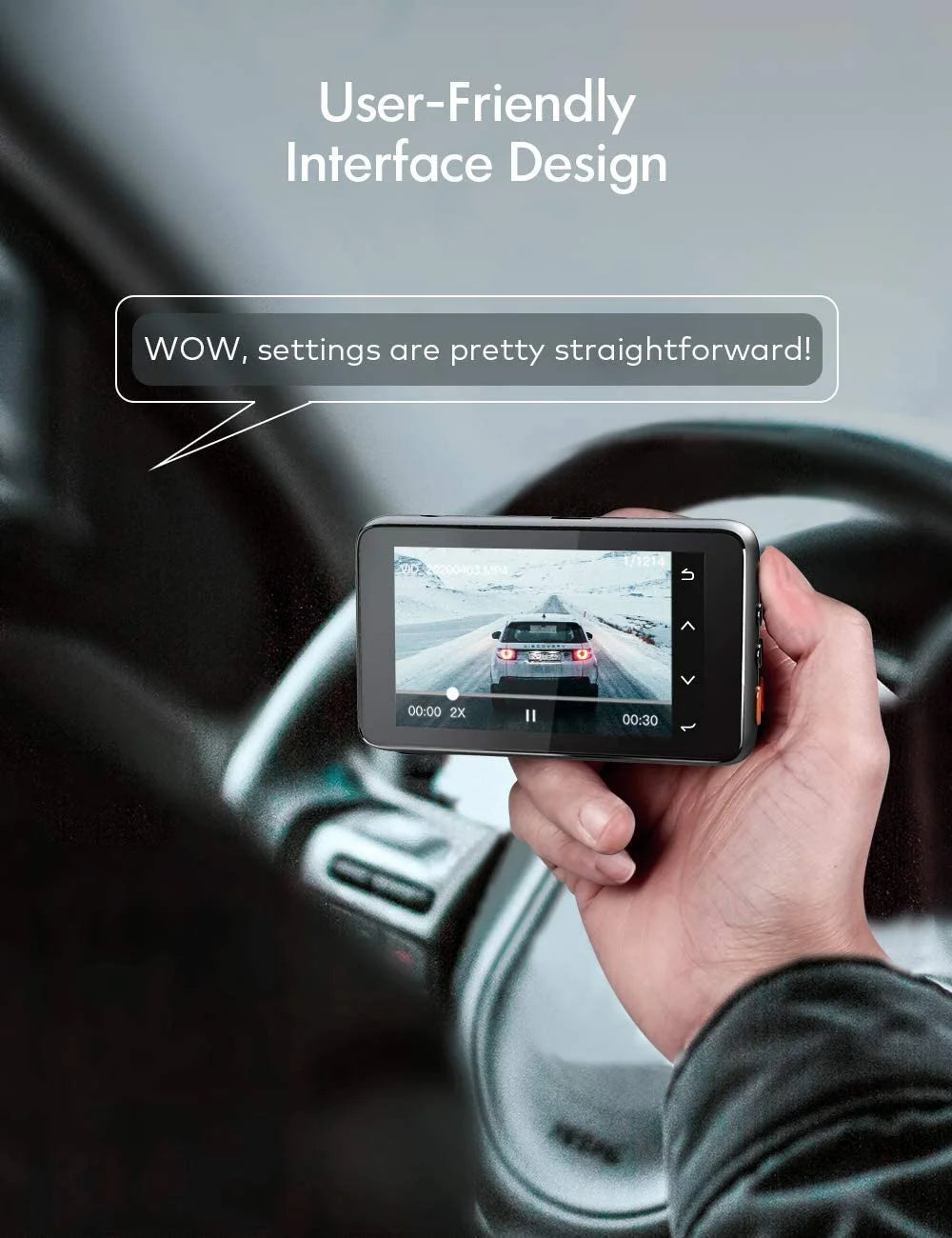 1080P Dash Cam with 170° Wide Angle, Black L307746